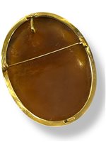 Spilla Mandile 1922 Donna Cammei antichi in Oro Conchiglia 1MSPC9 - 1MSPC9